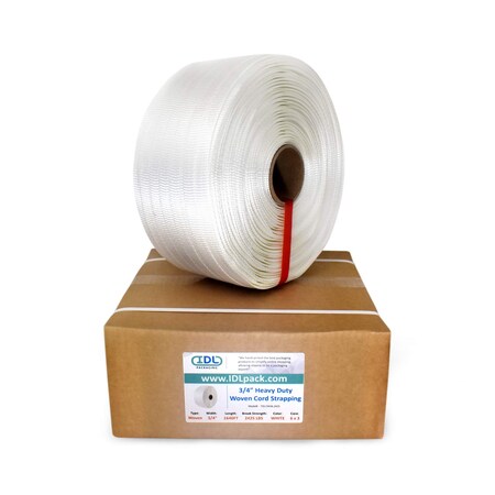 Idl Packaging Cord Strappping, 3/4x1640 ft, 2425# Break CW.34.2425